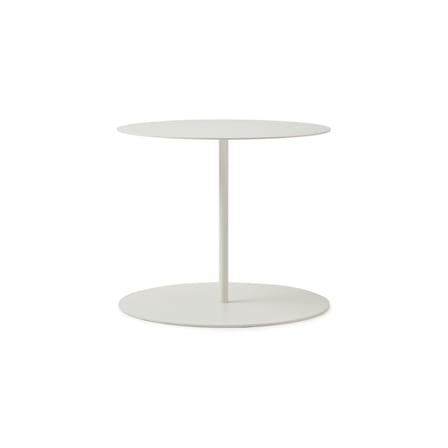 Tavolino Gong metallo bianco / Giulio Cappellini, 2004 - Ø 50 x H 42 cm / Metallo - Cappellini