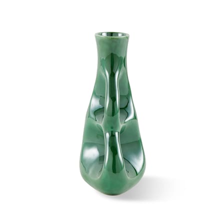 Vase Three Ears Small céramique vert / H 21 cm - Pols Potten
