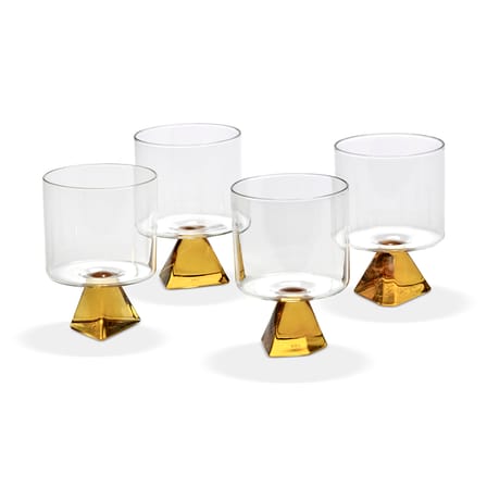 Bicchiere da vino Silos vetro giallo / Set da 4 - Serax