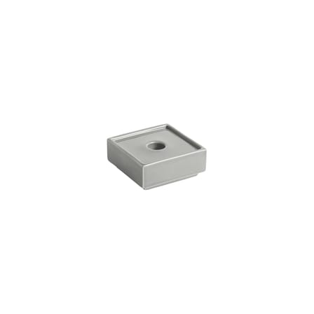 Bougeoir Mattone céramique gris / Small - 9,4 x 9,4 cm - Hay