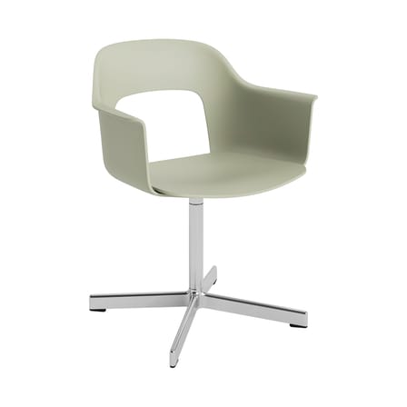 Fauteuil pivotant Layout 231 vert / Recyclé - Hay
