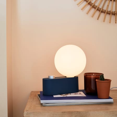 Lampe de table Alumina métal bleu / Applique - TALA