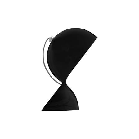 Lampe de table Dalù noir / Vico Magistretti, 1969 - Artemide