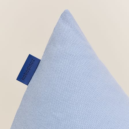 Pouf enfant Oasis tissu bleu - NOBODINOZ