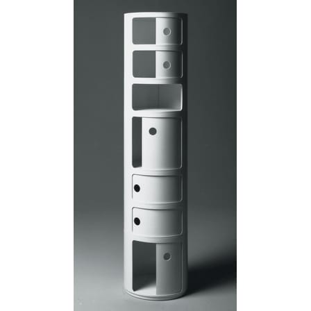 Rangement Componibili rouge / 3 tiroirs - H 58 cm - Anna Castelli Ferrieri, 1968 - Kartell