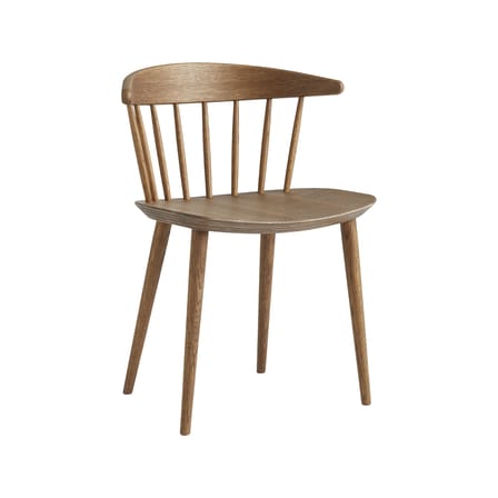 Sedia J104 legno naturale rovere scuro oliato / Riedizione anni 60 - Hay