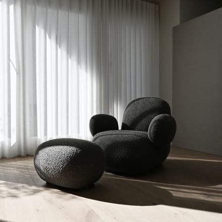 Sitzkissen Toe textil braun / 60 x 45 cm - 101 COPENHAGEN