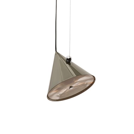 Sospensione Pose LED metallo verde / Ø 25 x H 24,5 cm - Girevole - Tom Dixon
