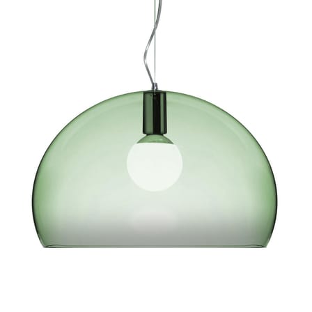 Suspension FL/Y Small plastique vert / Ø 38 cm - Kartell