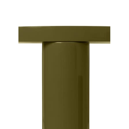Table basse Post Small laqué vert / Ø 65 x H 41 cm - Ferm Living