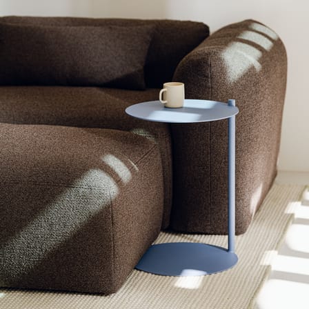 Table d'appoint Ande métal bleu / Ø 40 x H 55 cm - NOO.MA