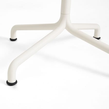 Table rectangulaire Deville métal blanc / 60 x 70 cm - Hay