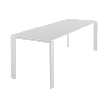 Table rectangulaire blanc / 190 x 79 cm - Kartell