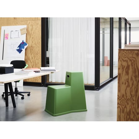 Tabouret Stool-Tool plastique vert / Multifonction - Vitra