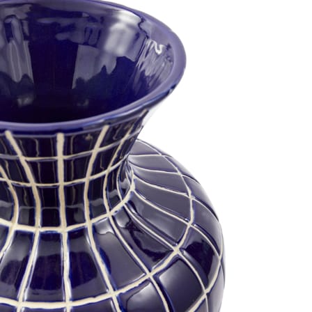 Vase Hamam Small céramique bleu / Ø 30 x H 40 cm - POLSPOTTEN