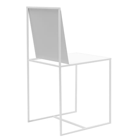 Chaise Slim Sissi métal blanc  / Seconde vie - Zeus