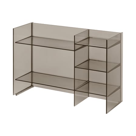 Aufbewahrungsmöbel Sound-Rack plastikmaterial grau / L 75 cm x H 53 cm - Kartell