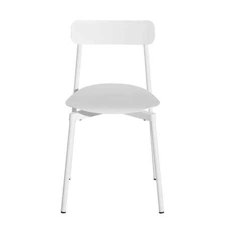 Chaise empilable Fromme métal blanc / Aluminium - Petite Friture