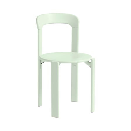 Chaise empilable Rey bois vert / By Bruno Rey x Dietiker, 1971 - Hay