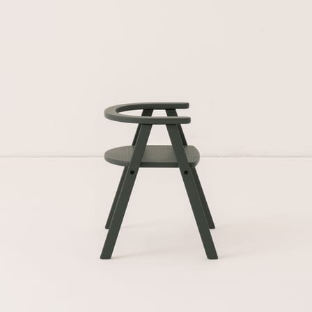 Chaise enfant Growing Green bois vert - NOBODINOZ