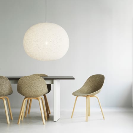 Chaise Mat / Algue marine  - Pieds hêtre - Normann Copenhagen