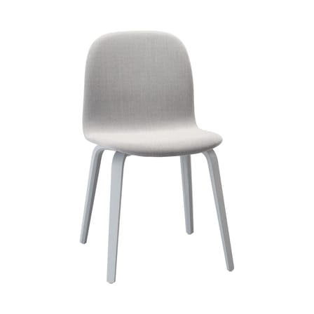 Chaise rembourrée Visu tissu gris - Muuto