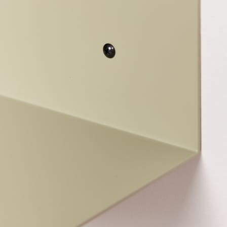 Comodino da parete Steel metallo verde / L 40 cm - NOBODINOZ