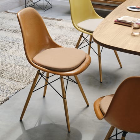 Cuscino per seduta Soft Seat tessuto marrone / type B - L 41,5 x P 37 cm / Set di 3 - Vitra
