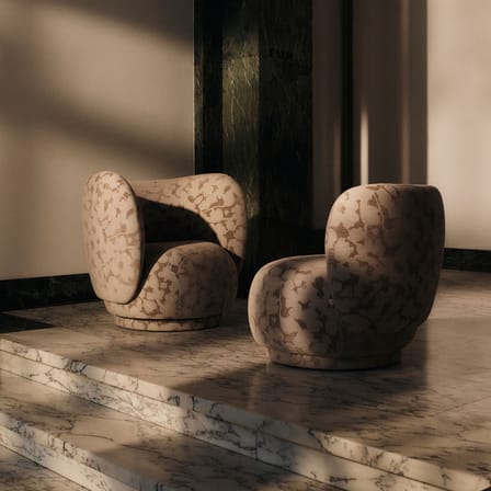 Chauffeuse Rico Piccolo / Tissu jacquard - Ferm Living