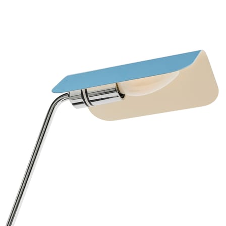 Lampe de table Apex métal bleu / Orientable - Hay
