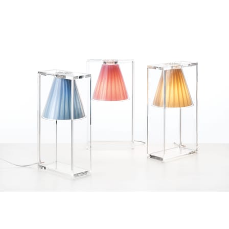 Lampe de table Light-Air plastique tissu beige - Kartell
