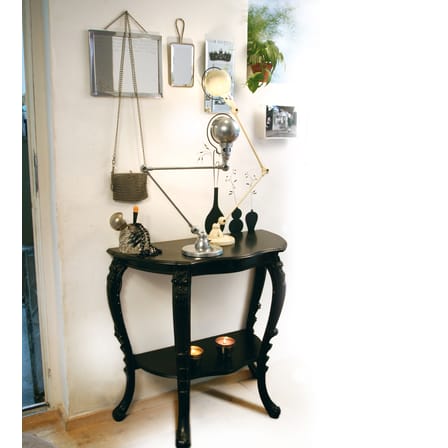 Lampe de table Signal SI333 métal blanc / 2 bras - H 60 cm - Design 1950 - Jieldé