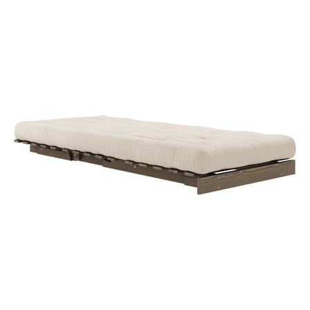Fauteuil convertible Roots / Dormeuse & lit d'appoint - 3 positions / Structure marron - KARUP DESIGN