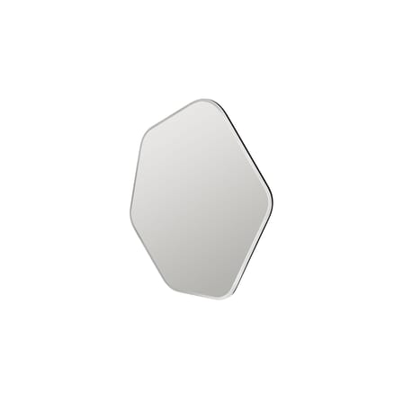 Miroir mural Ruby verre argent / L 50 x H 60 cm - BROSTE COPENHAGEN