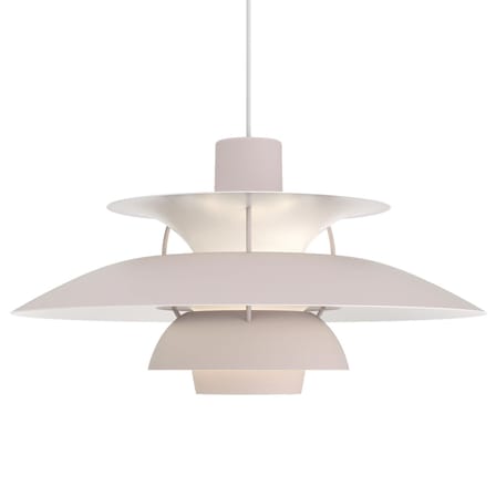 Pendelleuchte PH 5 Pastels metall grau / Ø 50 cm - Poul Henningsen, 1958 - Louis Poulsen