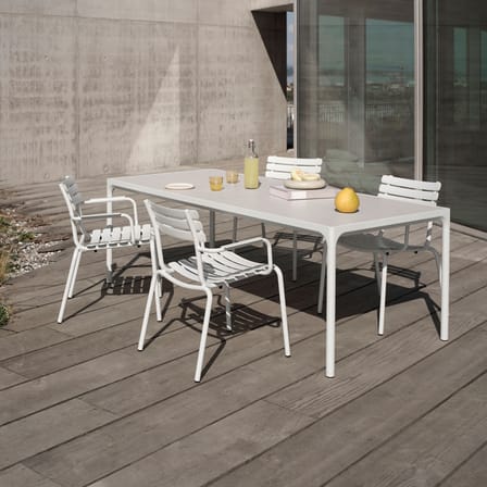 rechteckiger Tisch Four Ceramic keramik schwarz / 210 x 90 cm - Houe