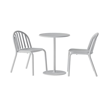 Stapelbarer Stuhl Fred's metall grau - Fatboy