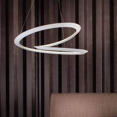 Suspension Kepler MINOR Uplight LED métal blanc / Ø 84 cm-  Lumière vers le haut - Nemo