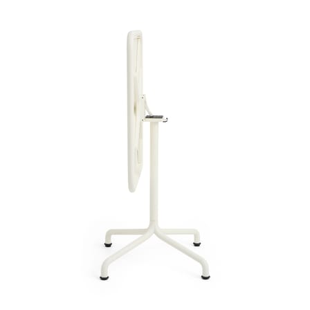 Table rectangulaire Deville métal blanc / 60 x 70 cm - Hay