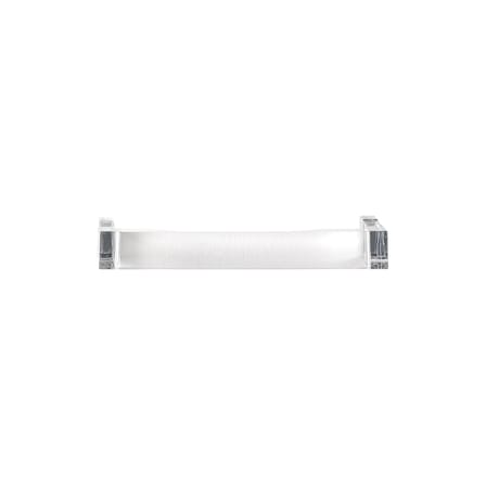 Rail Wall-mounted towel rail plastic material transparent / L 30 cm - Kartell