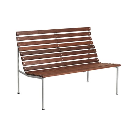 Banc Traverse Lounge bois marron / L 126 cm - Hay