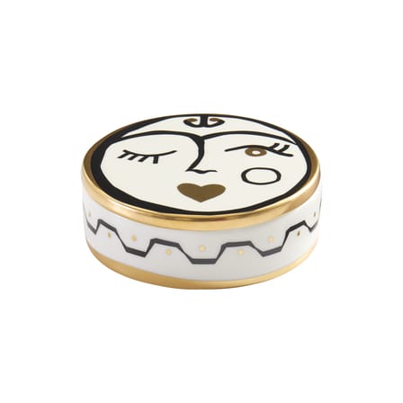 Boîte Marseilles céramique / Ø 11 x H 4 cm - Jonathan Adler