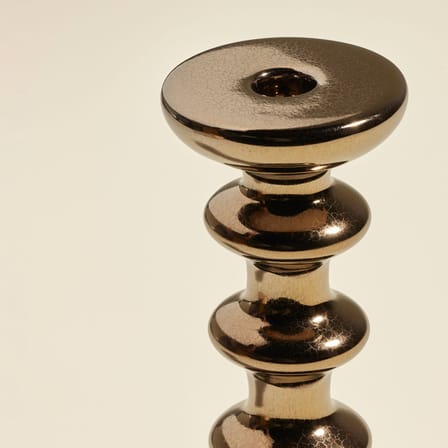 Bougeoir Slave céramique or / H 20 cm - Maison Sarah Lavoine