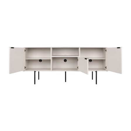 Buffet Bau bois gris / L 180 x H 79 cm - NOO.MA