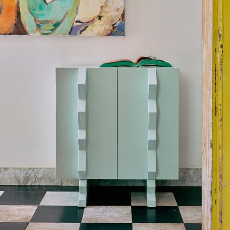 Buffet Forma bois bleu / L 80 x H 88.5 cm - HK LIVING
