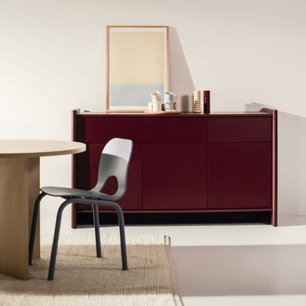 Buffet Rali bois rouge / L 160 x H 91 cm - NOO.MA