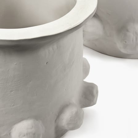 Cache-pot Molly 5 Large céramique beige / Ø 37 x H 28,5 cm - Serax