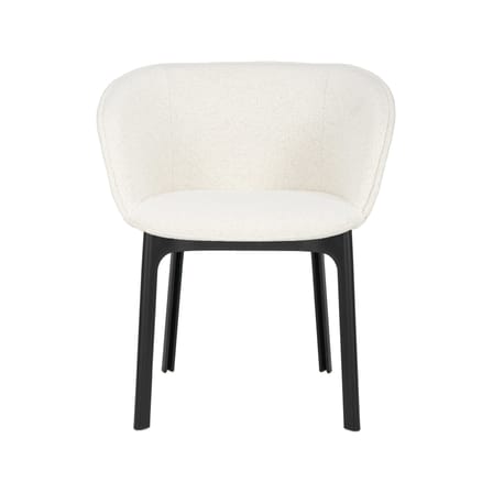 Fauteuil rembourré Charla tissu blanc / Tissu bouclé - Kartell