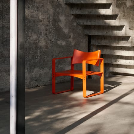 Fauteuil Series 270 F bois orange / Verner Panton (1965) - Verpan