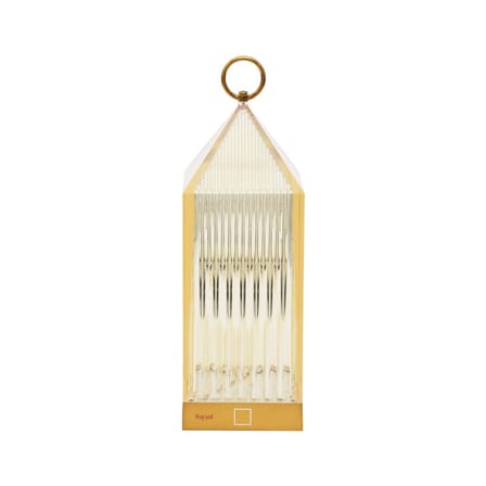 Kabellose, wiederaufladbare Außenlampe Lantern LED plastikmaterial orange / Fabio November, 2017 - Recycled - Kartell